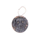 Great Dane Dog Keychain  Hand Painted  Charm Key Tag