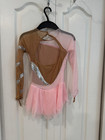Sharene Designs Light Pink Figure Skating Dress Size Girl Medium
