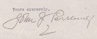 John J   black Jack  Pershing - Typed Letter Signed 02 08 1932