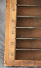 Vtg 1946 Hamilton Mfg Co G3670x Slanted Wood Letterpress Rule Case Printer Tray