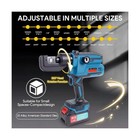 Electric Hydraulic Cable Lug Crimping Tool With Toolbox  2pcs 5ah Wire Electr   