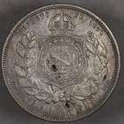 1877 Brazil Silver 1000 Reis