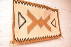 Antique Navajo Rug Native American Indian Vintage Weaving 30x18 Textile