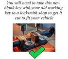 Us Made Car Key Blank For Lexus Lx450 Sc Es Gs Ls 250 300 400 Mazda Millenia