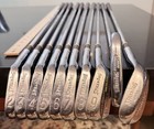 Vintage Spalding Walter Burkemo Kro-flite Iron Set Hand Forged Steel Shaft Clubs