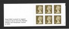 Gb 2004 6 X 1st Class Nvi Stamp Booklet Mb7 - Cylinder W3