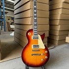 Les Paul Electric Guitar Flam Maple Top Mahogany Body In Stock Fast Shipping Usa