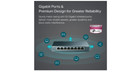 Tp-link Switch 8 Port Gigabit Unmanaged Ethernet Quiet Fanless Traffic Optimize