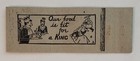 Vintage Matchbook Cover    charles Keith Caterers Of Newton   Waltham