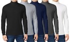Men s Long Sleeve Turtle Neck T-shirt Tee Layer Cotton Blend Outerwear New
