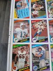 1984 Topps Football Uncut Sheet W  Elway   Marino