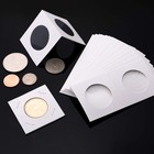 Favourde 300 Pieces Cardboard Coin Holder Flip Mega Assortment  2 By 2 Inch    