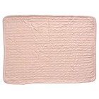Baby Girl Security Blanket Cable Knit Sweater Throw Blanket Pink Nursery Decor