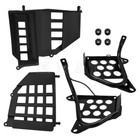Heel Guards Footrest For 1990-2006 Yamaha Banshee 350 Left Right Nerf Bars Black