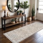 2x6 Vintage Washable Runner Rug Non-slip Hallway Kitchen Farmhouse Mat
