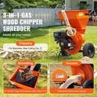 Wood Chipper Shredder Mulcher 7hp Heavy Duty Gas Powered 3    212cc 4 1 Kw