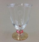 Crate   Barrel Footed Tumblers Hungary  set Of 6  4 5  Tall 6 Oz  s
