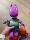 Vintage Backyardigans Plush Lot Of 3 Tyrone  Tasha   Pablo Guc  Ty Soft Toy 