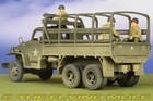 Forces Of Valor 1 32 Cckw 2 5-ton Truck Us Army 1st Infantry Div W 4 Figures