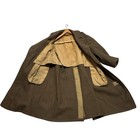 Vintage 40s 1945 Ww2 Us Army Military Wool Overcoat Trench Coat 38r Dated Usa
