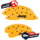 Mgp 42020sjepyl Gloss Yellow Caliper Covers For 11-21 Jeep Grand Cherokee