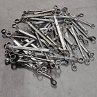 Lot Of 50  Wrenches Mixed Brands Used Metric   Sae Box End Tools Bulk