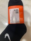 3 Pairs Nike Cotton Cushioned Crew Socks Black Eur 38-42 Performance Athletic