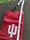 Indiana Hoosiers Embroidered Golf Towel Set  21  X 15   Clip-on Towel Tees Balls