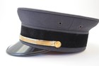Vtg Fire Department Headmaster Dress Uniform Visor Hat 7 1 4 W Prayer Card 9 11