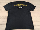 Boston Rock   Roll Band Hyperspace Tour Roadie Crew Concert T Shirt Sz Xl 2017