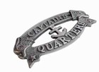 Captains Quarters Sign Nautical Plaque Ship Boat Sign Wall Home Decor
