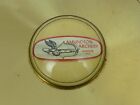 Vintage Brass Ashtray Round Wisconsin Archery Theme Heavy Cigar Decor - B28