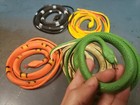 Scary Plastic Rubber Snake Toy Scare Birds Mice Repeller Realistic Fake Set Of 3