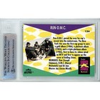 Darryl Mcdaniels Auto 1992 Musicards  134 Run Dmc Signed Card Beckett Bas Slab