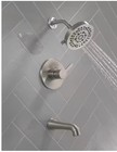 Delta Greydon Tub shower Rough   Trim Brushed Nickel-certified