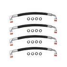 4x Aw29374 Fit John Deere Tractor Loader 5800psi Hydraulic Hose Replacement Kit