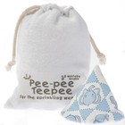 Pee Teepee Elephant Blue With Laundry Bag 5 Pieces Baby Boy White  