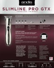 Andis Slimline Pro Gtx Wide Blade Lithium Ion Cordless Hair Trimmer  32690 - New