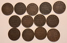 Lot 13  Large Cents Canada 1859-1916