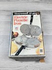 Vintage C Palmer Electric Pizzelle Iron Model 1000   800 Watt With Box