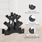3 Tier A-frame Dumbbell Weight Rack For Home Gy  rack Only  No Dumbbells 