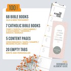 Offilicious 100 Silver-foiled  Soft-touch  Laminated Bible Tabs For Bible Study