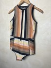 Billabong Surf Capsule Sol Sista 1mm Sleeveless Wetsuit Serape Stripe Size 6