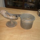 Antique Vintage Cast Iron Metal Potato Ricer Masher Farmhouse
