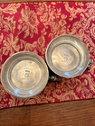 Vintage Pair Of  Williamsburg Stieff Pewter Mugs Restoration  1960 s  Cw55-2