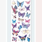 Violette Stickers - Watercolor Butterflies - 1 Butterfly Sticker Sheet - Crafts