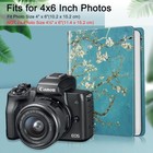 112 Pockets Mini Photo Album Case For 4x6 Photos Wallet Cover With Snap Fastener