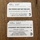 Mta Metrocards  2  Nyc Subway Bus Fare Cards     Collectible Souvenir New York