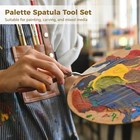 27 Pcs Palette Set  Palette Spatula Set  Stainless Steel Palette Tool With Wo   