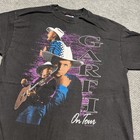 Vintage 1990s Garth Brooks On Tour T-shirt Large Faded Single Stitch Rare Men   s